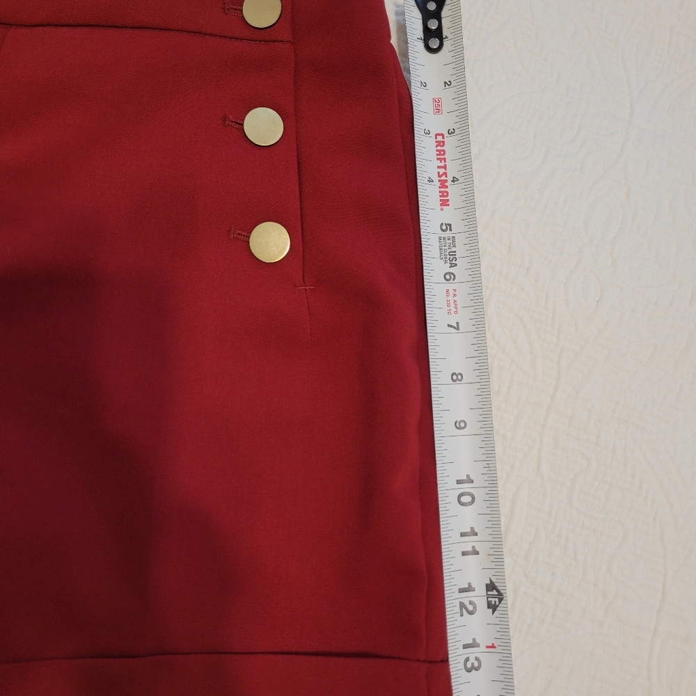 Burgundy H&M Dress Shorts - Picture 4 of 6